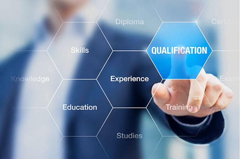 Internationally recognised qualifications